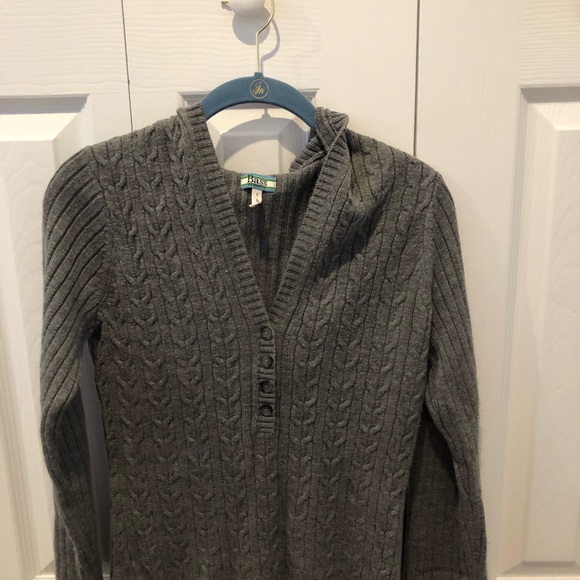 Grey hooded sweater - Picture 2 of 4